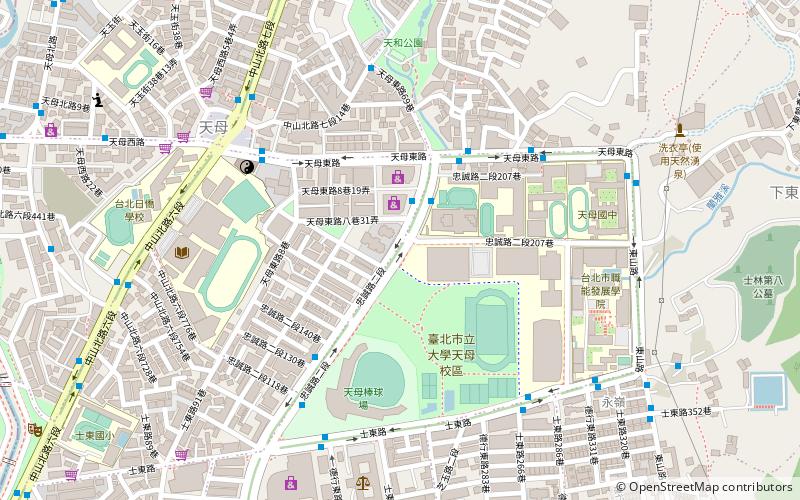 tienmu sports park nouveau taipei location map