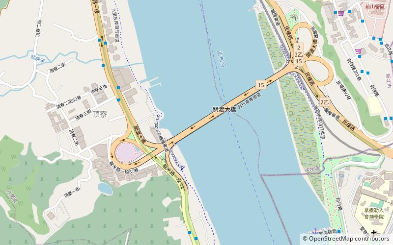 Guandu Bridge location map