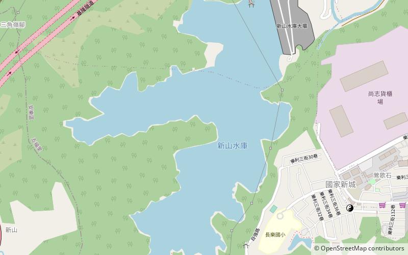Xinshan Dam location map