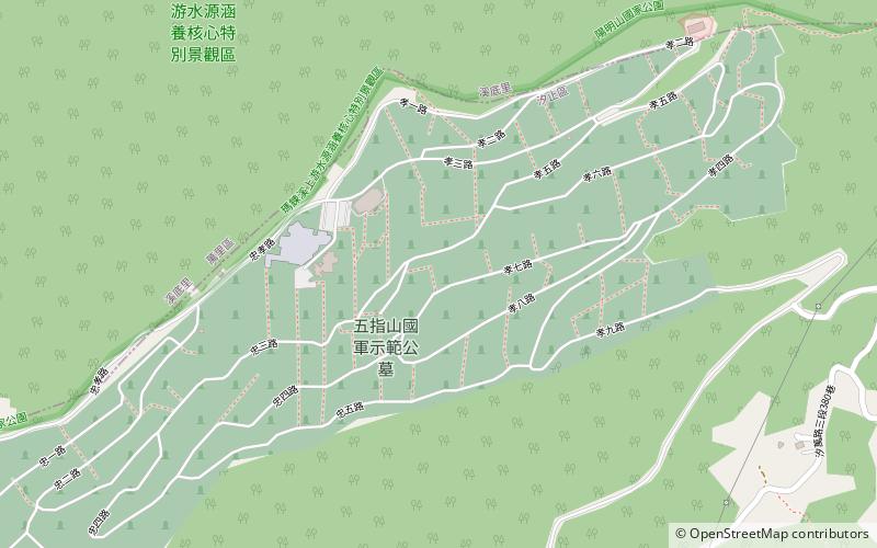 Wuzhi Mountain Military Cemetery location map