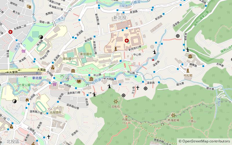 Beitou Hot Spring Museum location map