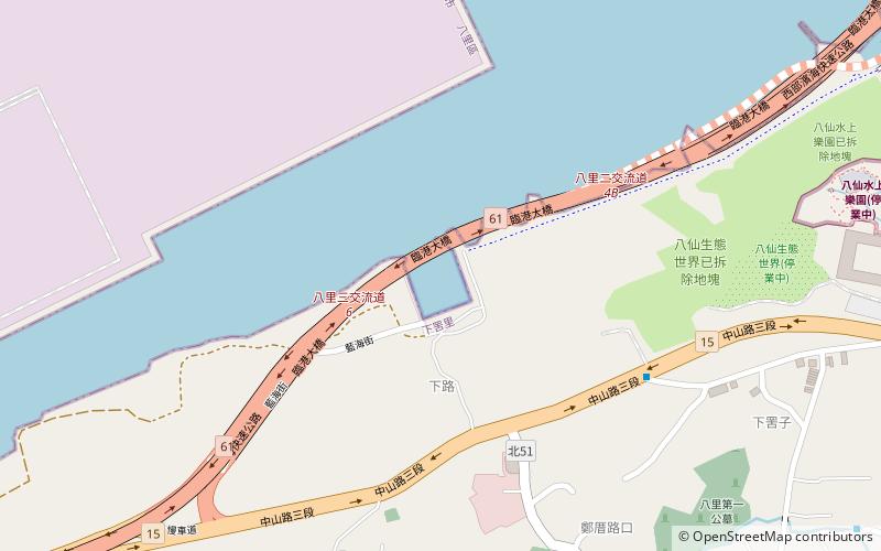xia gu zi yu gang tamsui location map