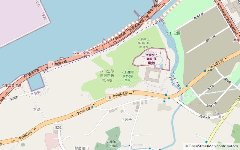 ba xian sheng tai shi jie new taipei city location map