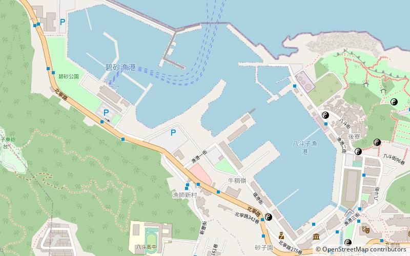 Badouzi Fishing Port location map