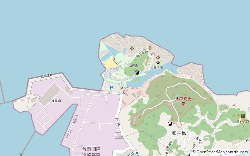 Heping Island Park location map