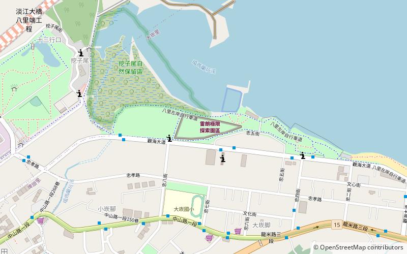 lei lang ji xian tan suo yuan qu new taipei city location map