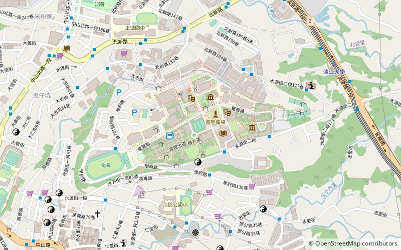 Tamkang-Universität location map