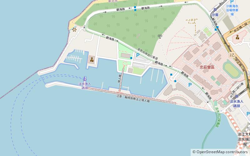 Tamsui Lover's Bridge location map