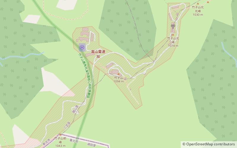 Mount Zhuzi location map