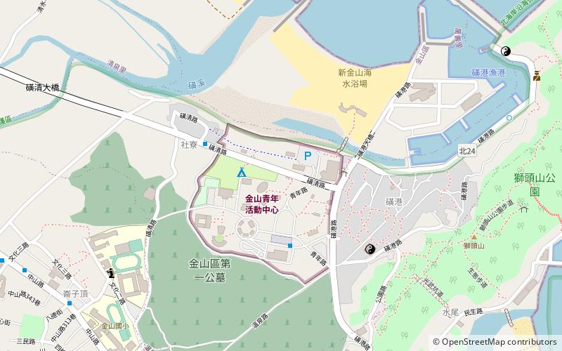 jin shan qing nian huo dong zhong xin new taipei city location map