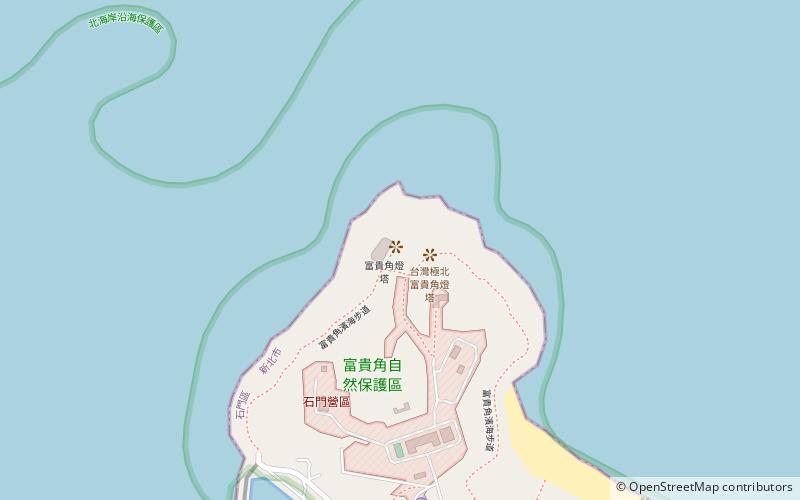 Phare du cap Fugui location map