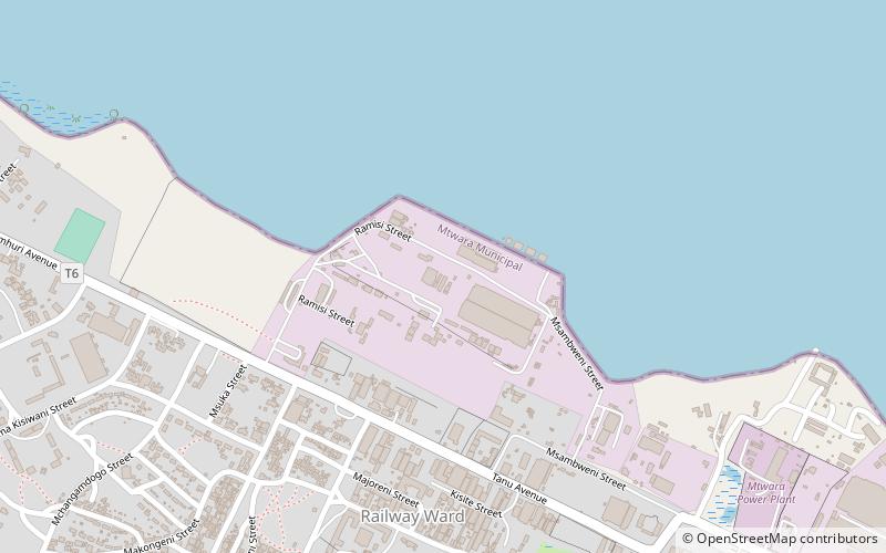 Mtwara Port location map