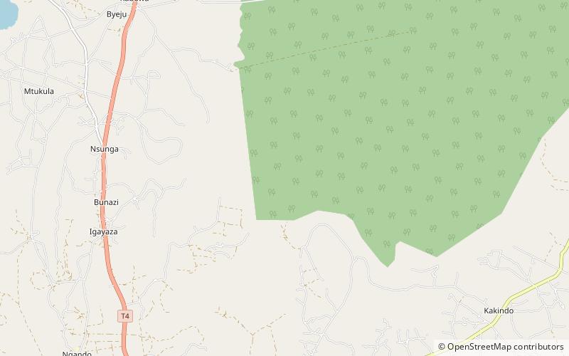 missenyi district minziro forest reserve location map