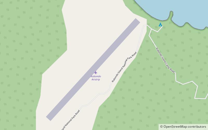 Rubondo Airstrip location map