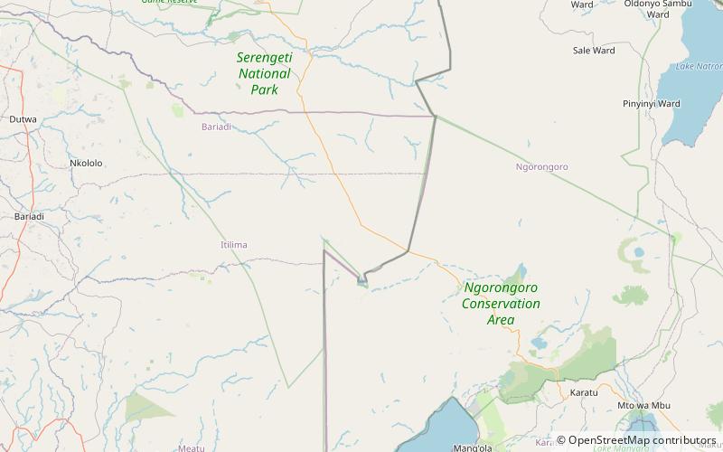 naabi hill serengeti nationalpark location map
