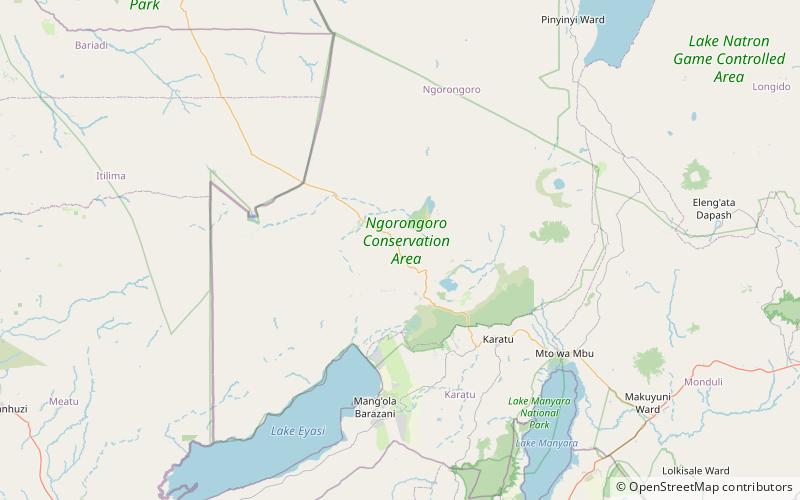 loongoku cultural boma ngorongoro location map
