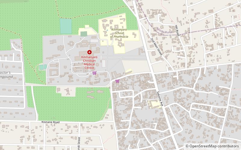 kilimanjaro christian medical university college moshi location map