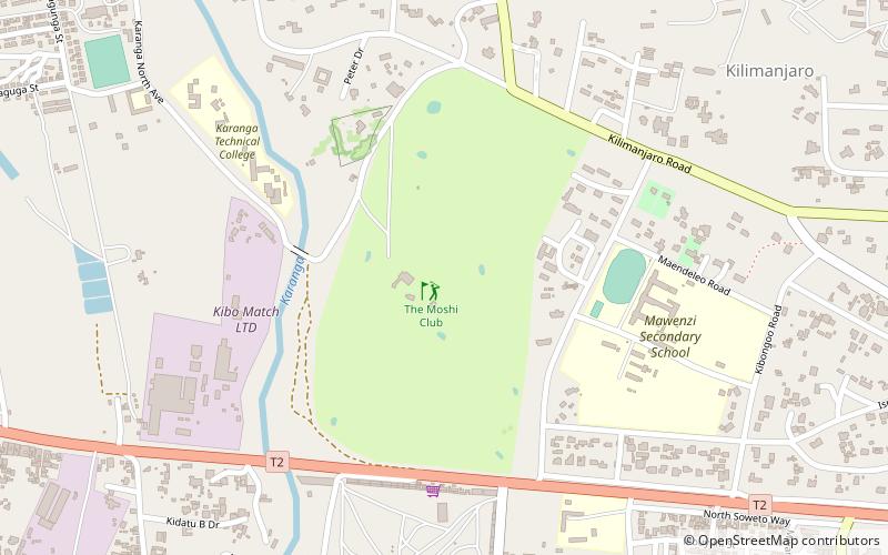 the moshi club location map