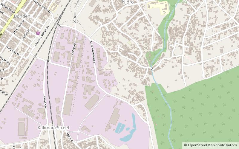 moshi district location map
