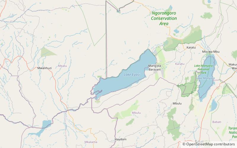 Lago Eyasi location map