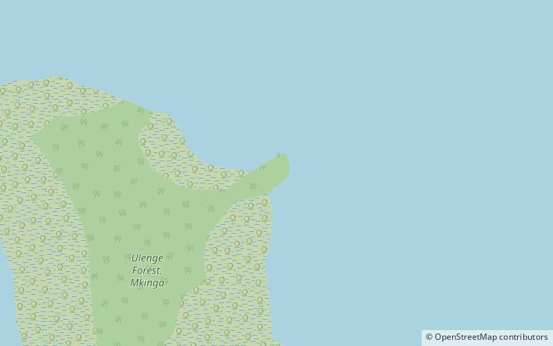 Ulenge Island Rear Range Lighthouse location map