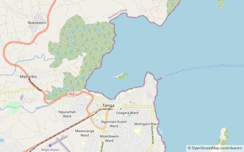 Toten Island location map