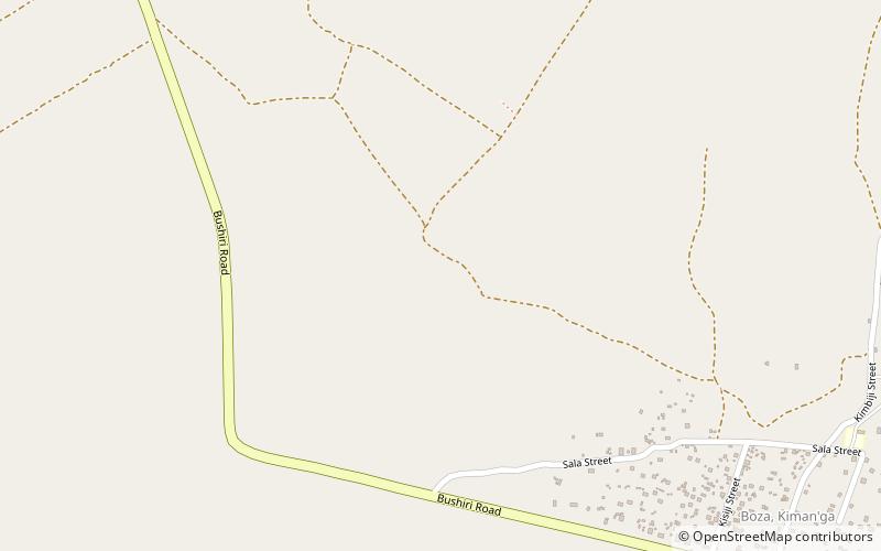 Pangani District location map