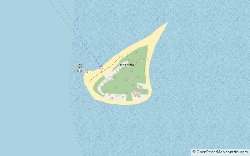 Mnemba Island location map