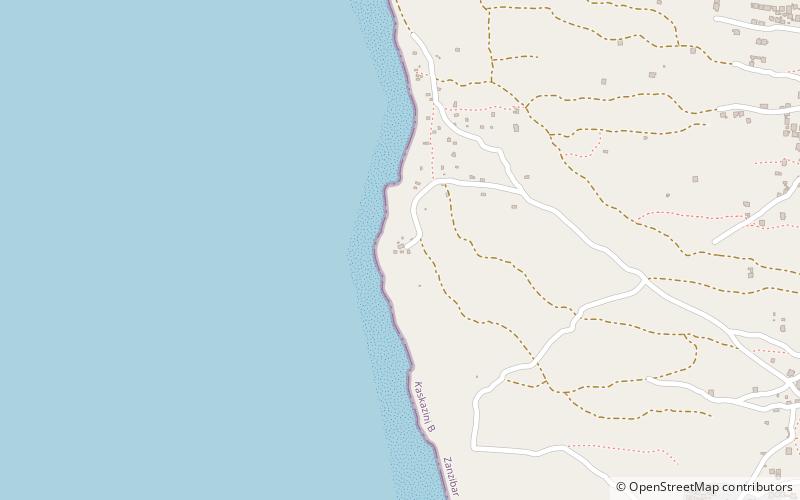 Mangapwani Lighthouse location map