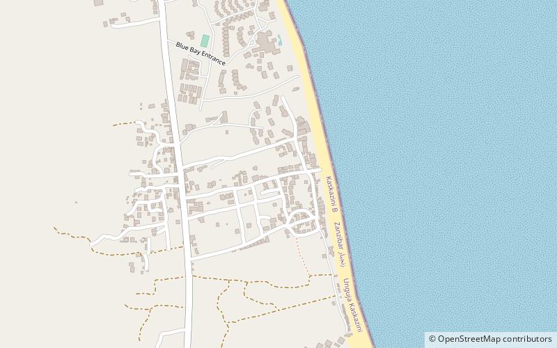Kiwengwa location map