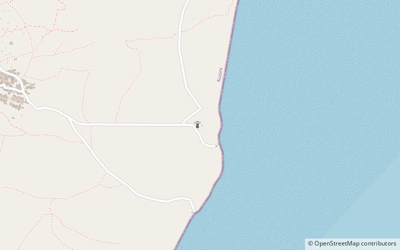 ras makunduchi lighthouse wyspa zanzibar location map
