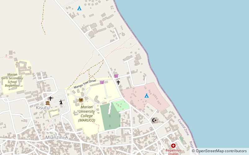 Bagamoyo Port location map