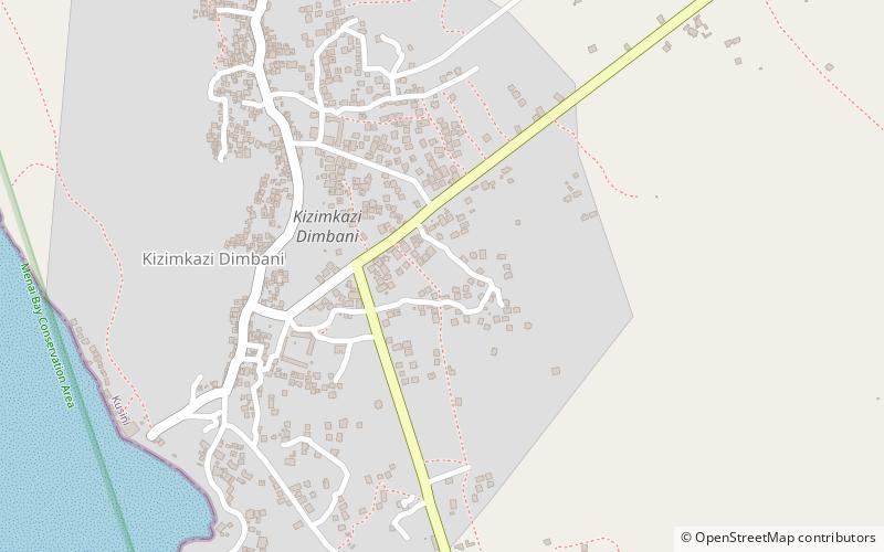 Kizimkazi-Moschee location map
