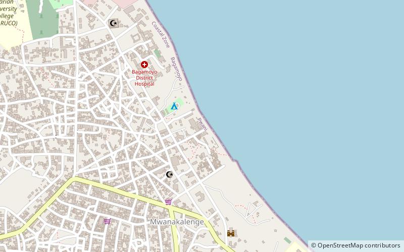 port area bagamoyo location map