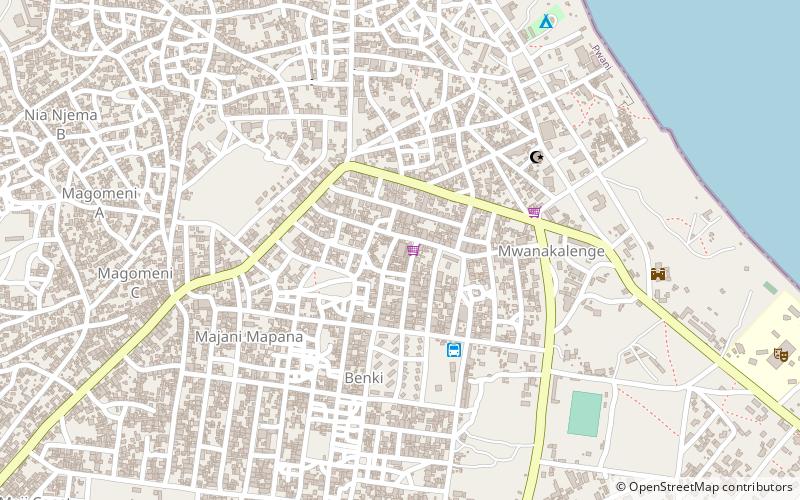 Sokoni Market location map
