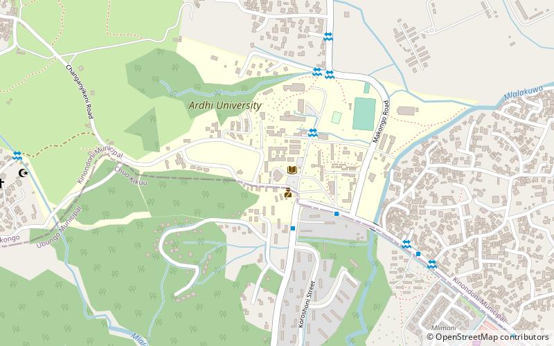 Ardhi University location map