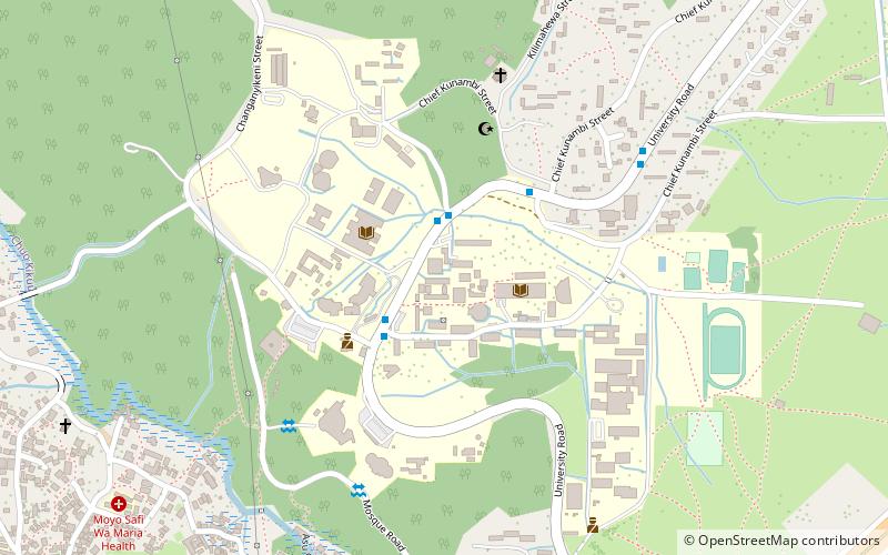 Université de Dar es Salam location map