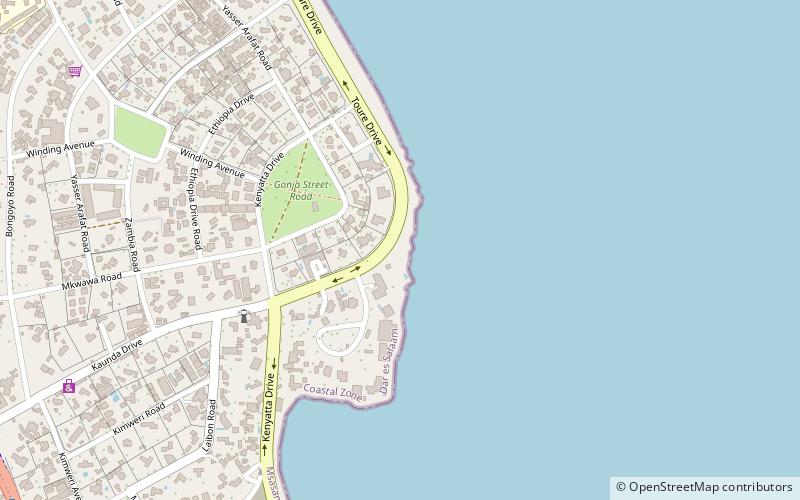 oyster bay range front lighthouse dar es salaam location map