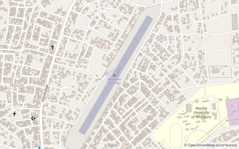 Morogoro Airstrip location map