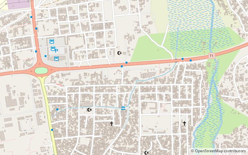 Jordan University College location map
