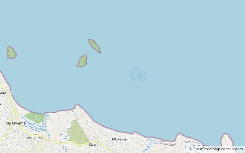 Dar es Salaam Marine Reserve location map