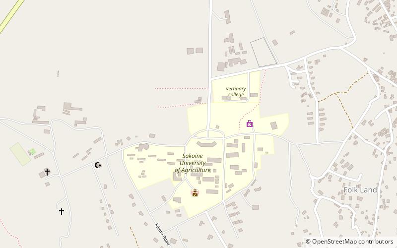 sokoine university of agriculture morogoro location map