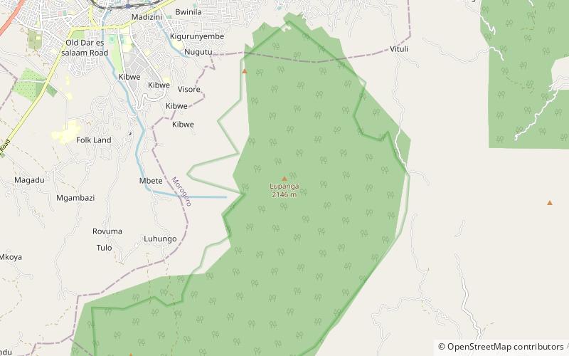 lupanga morogoro location map