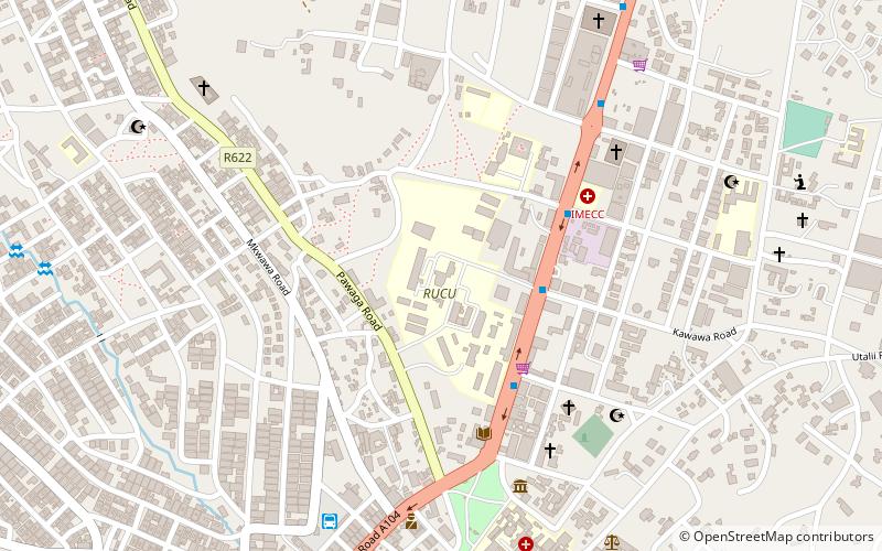 Ruaha Catholic University location map