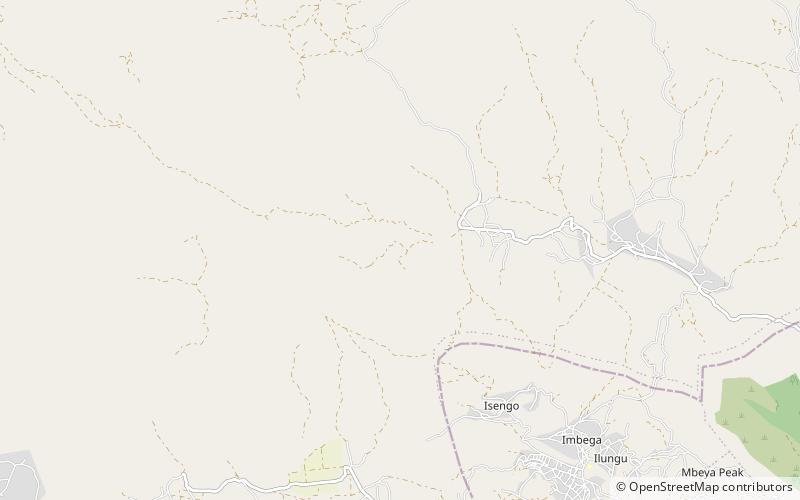 mbeya range location map