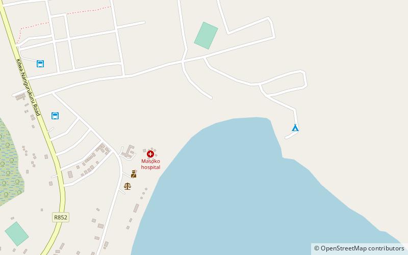Jimbizi beach location map