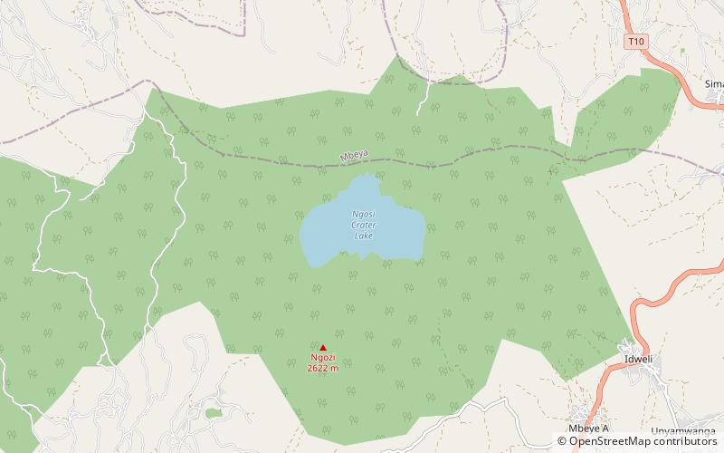 Lago Ngozi location map