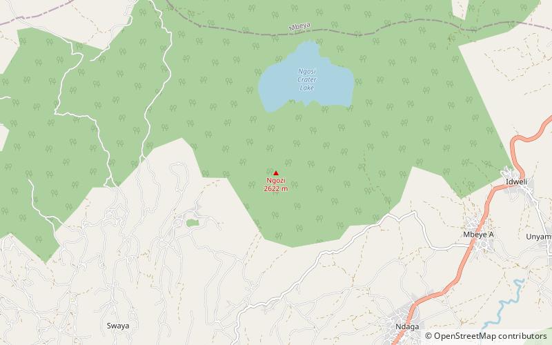 Liste von Vulkanen in Tansania location map