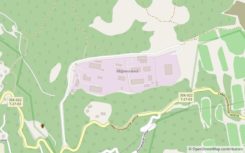 Simeiz Observatory location map