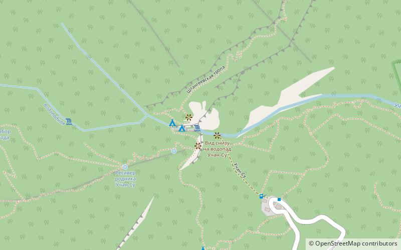 Uchan-su Waterfall location map